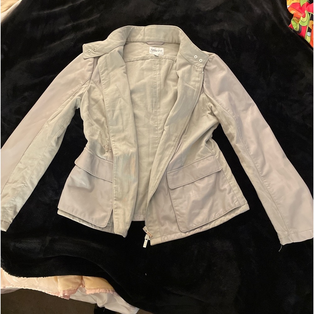 Armani collection gray jacket